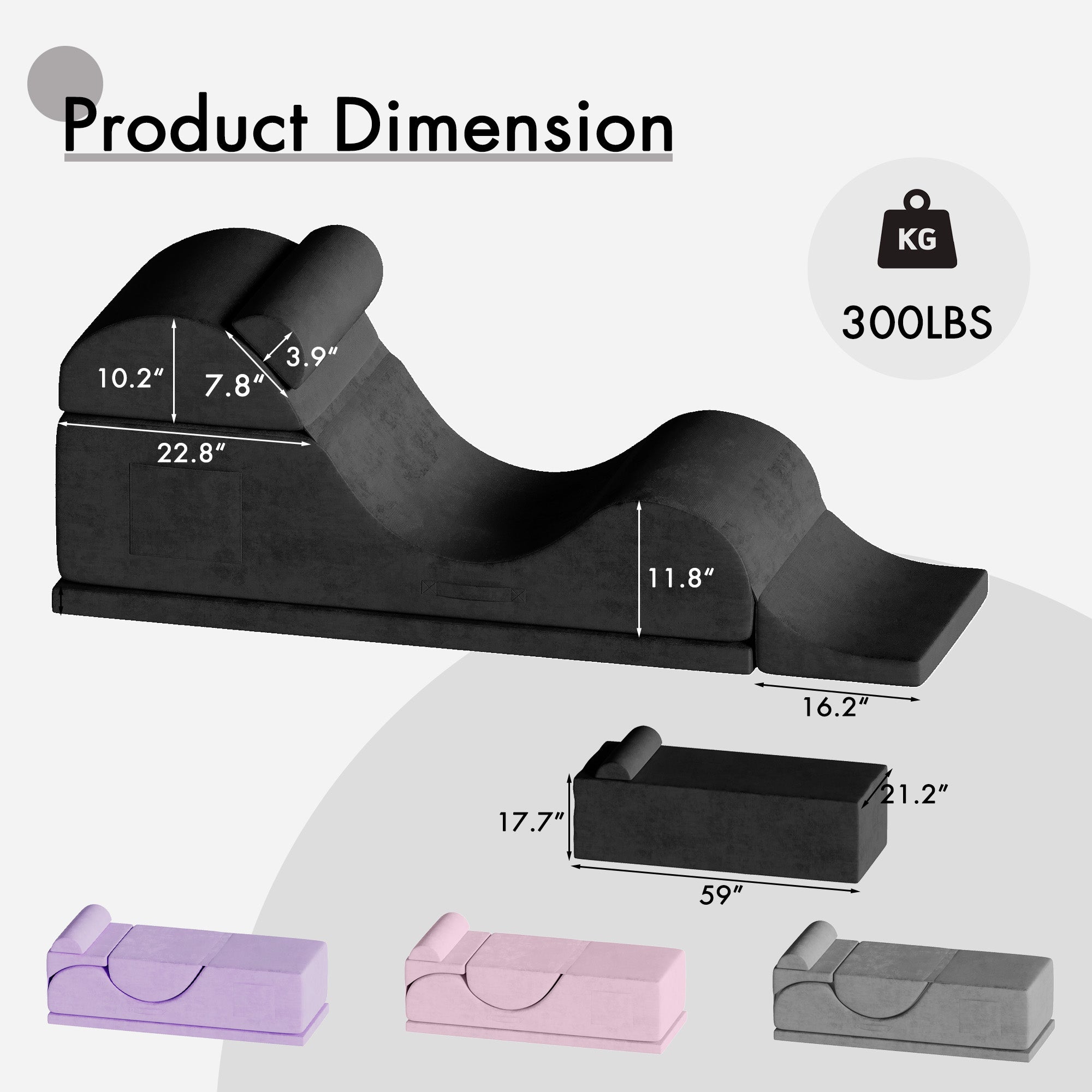 Vexon Convertible Yoga Chair for Adults
