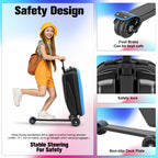 Vexon Foldable Hardshell Scooter Suitcase