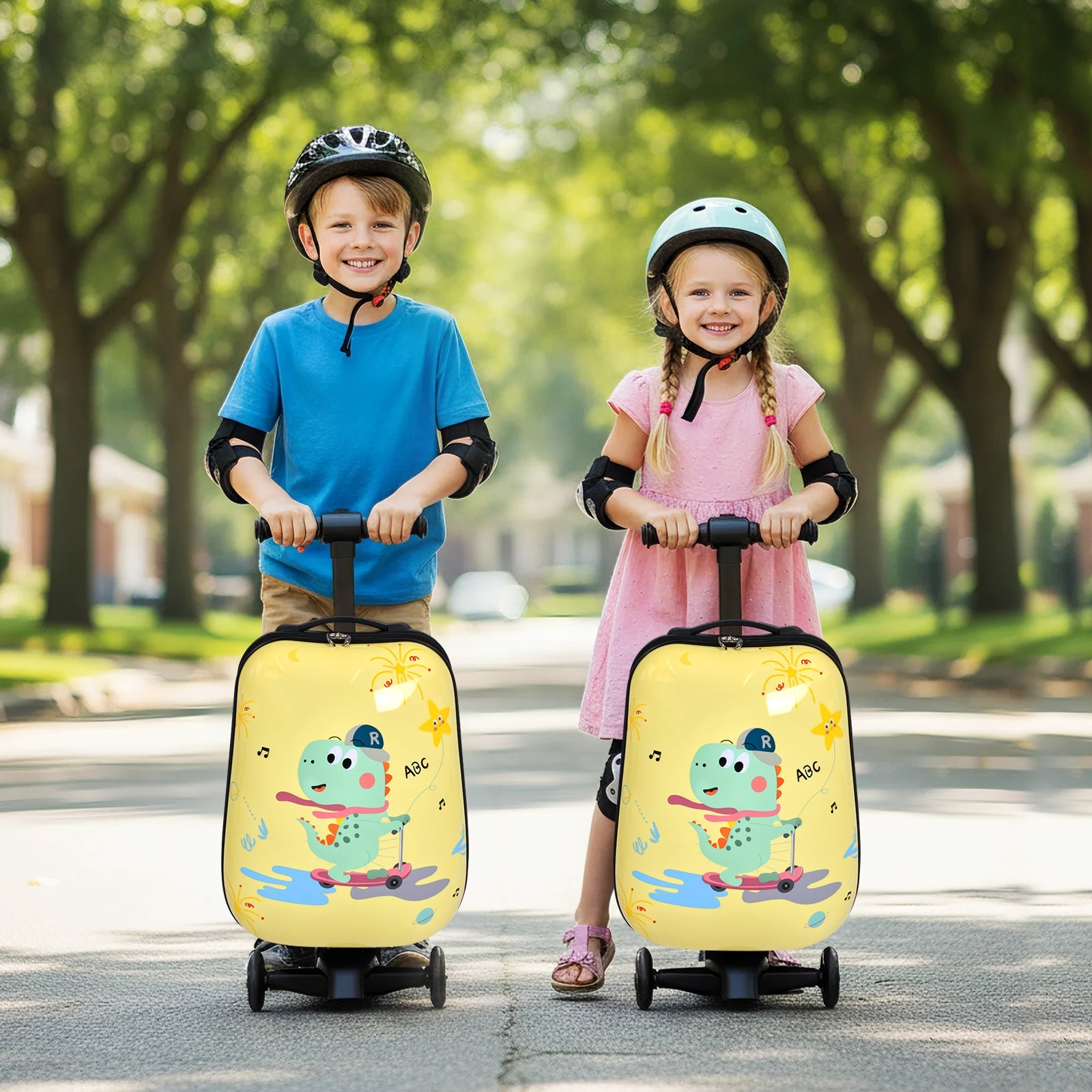 Vexon 4-in-1 Detachable Scooter Luggage for Kids