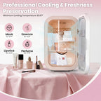 Vexon 22L Mini Skincare Fridge for Cosmetic Storage