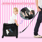 Vexon Kids' Ride-On Suitcase with Password Lock