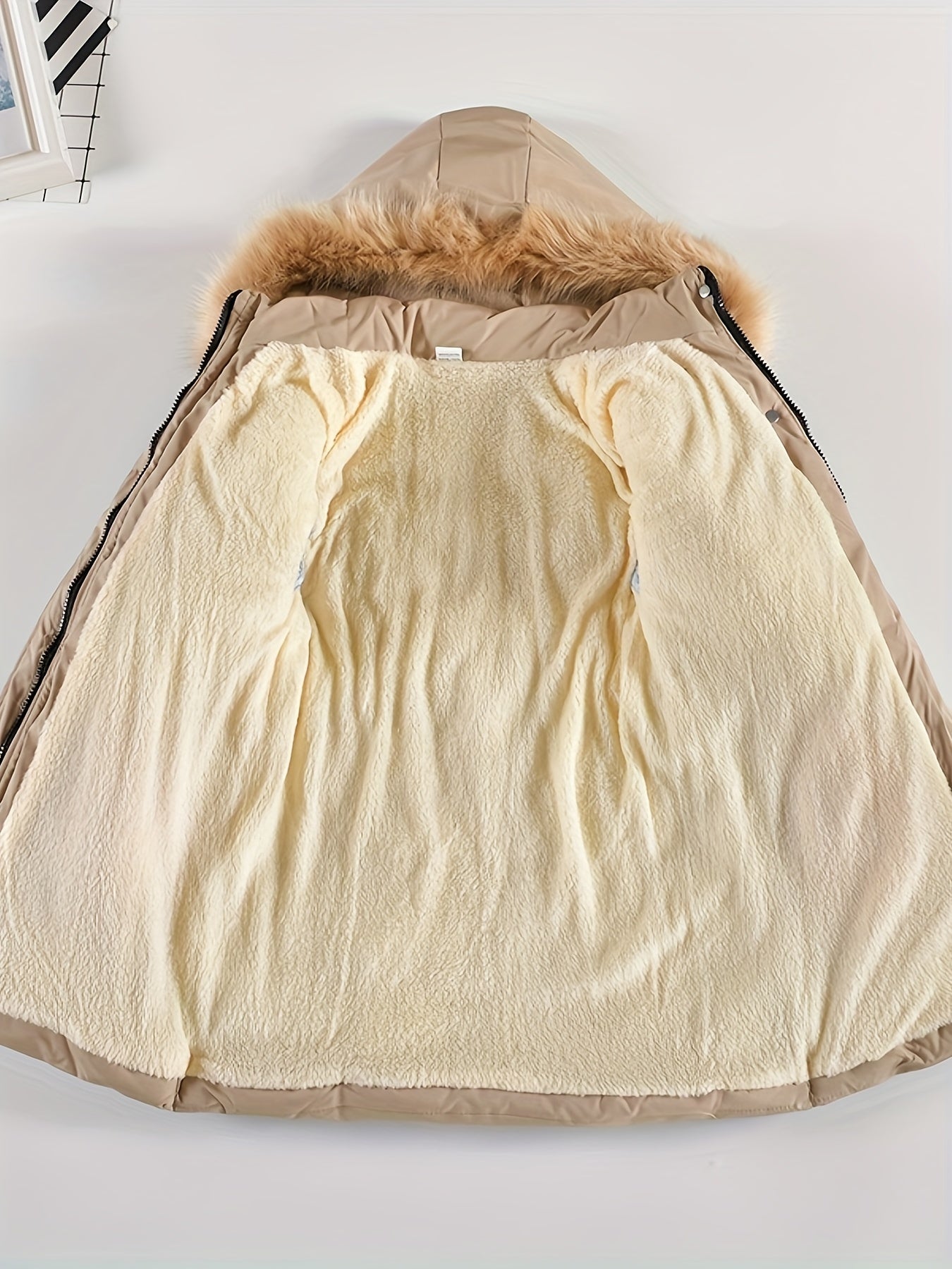 Girls Winter Puffer Coat | Quilted Heart Design With Fur Hood VexonGear