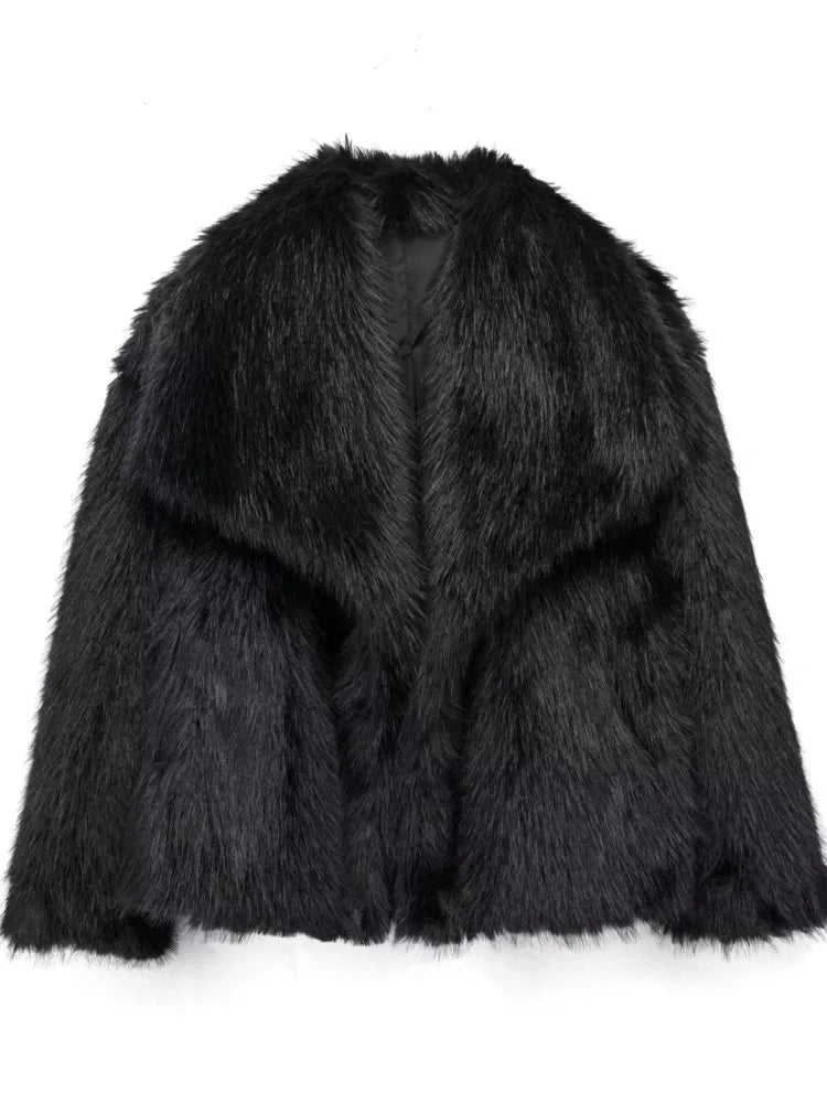 Luxury Faux Fur Jacket | Eco-Friendly Vegan Design VexonGear