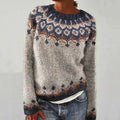 Nordic Fair Isle Sweater | Traditional Floral Pattern VexonGear