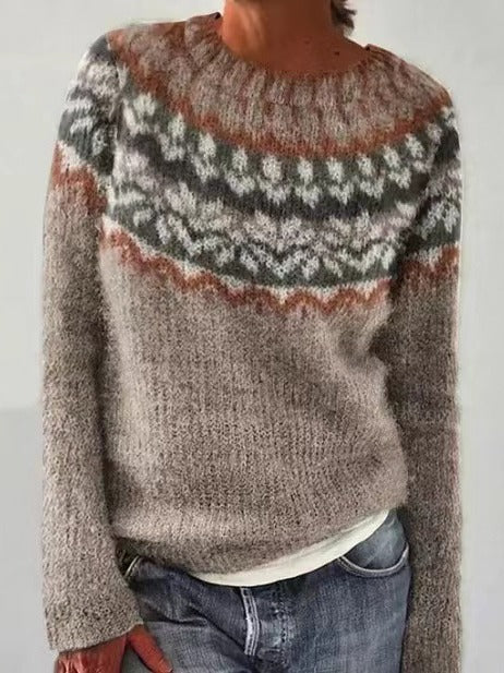 Nordic Winter Sweater | Fair Isle Yoke Pattern VexonGear