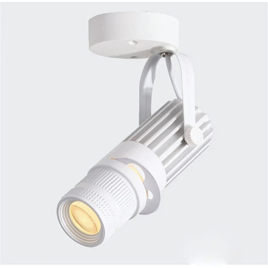 Adjustable LED Ceiling Spotlight Aluminum Brushed Nickel VexonGear
