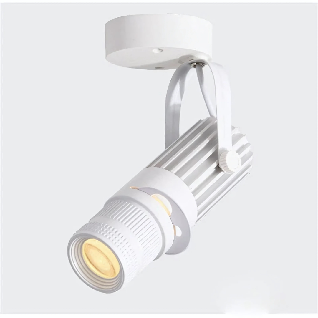 Adjustable LED Ceiling Spotlight Aluminum Brushed Nickel VexonGear