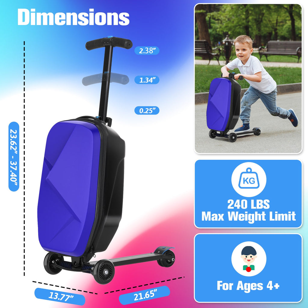 Vexon Foldable Hardshell Scooter Suitcase