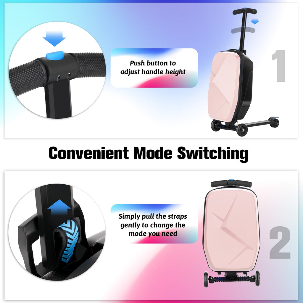 Vexon Foldable Hardshell Scooter Suitcase