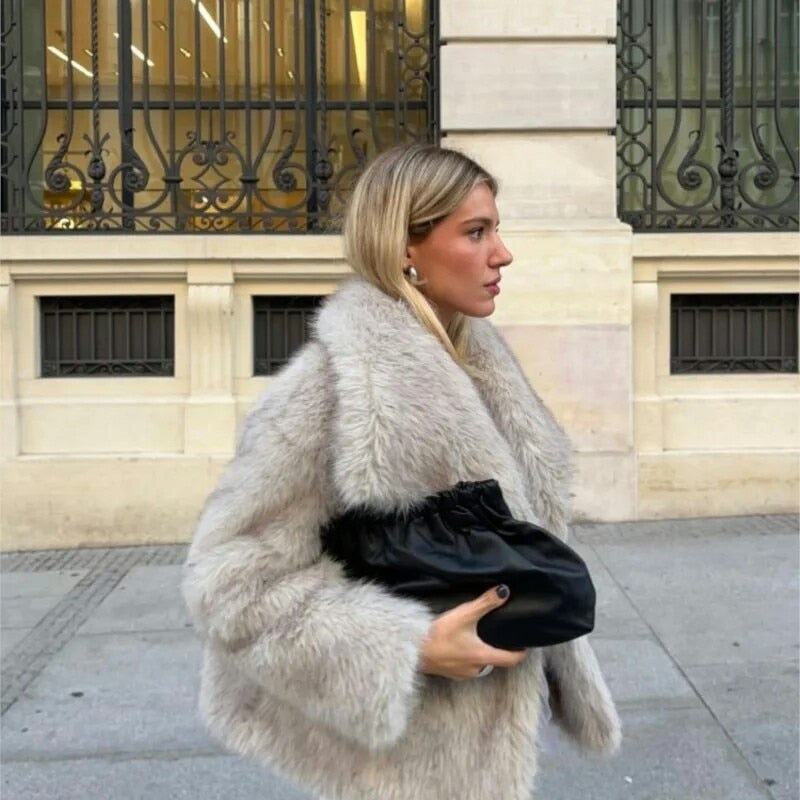 Luxury Faux Fur Jacket | Eco-Friendly Vegan Design VexonGear
