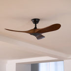 Lorenna Wooden Ceiling Fan with Remote Control