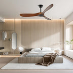 Lorenna Wooden Ceiling Fan with Remote Control