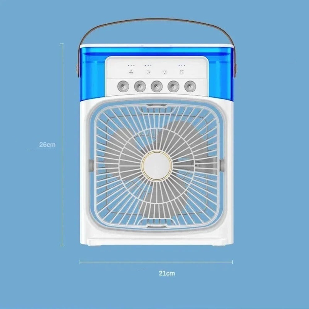 Portable Air Cooler | LED Ambient Light & USB Powered