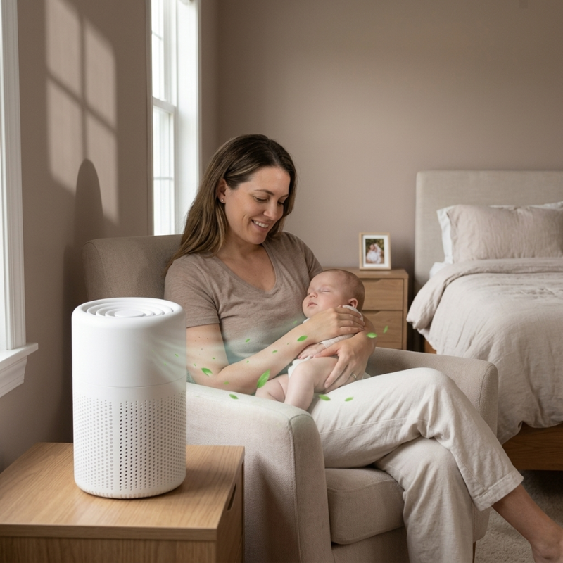 Air Purifier True HEPA Filter Portable Operation Best Air Filter for Home