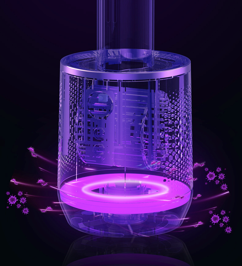 Smart Air Purifier Fan | Bladeless 3-in-1 Cooling System