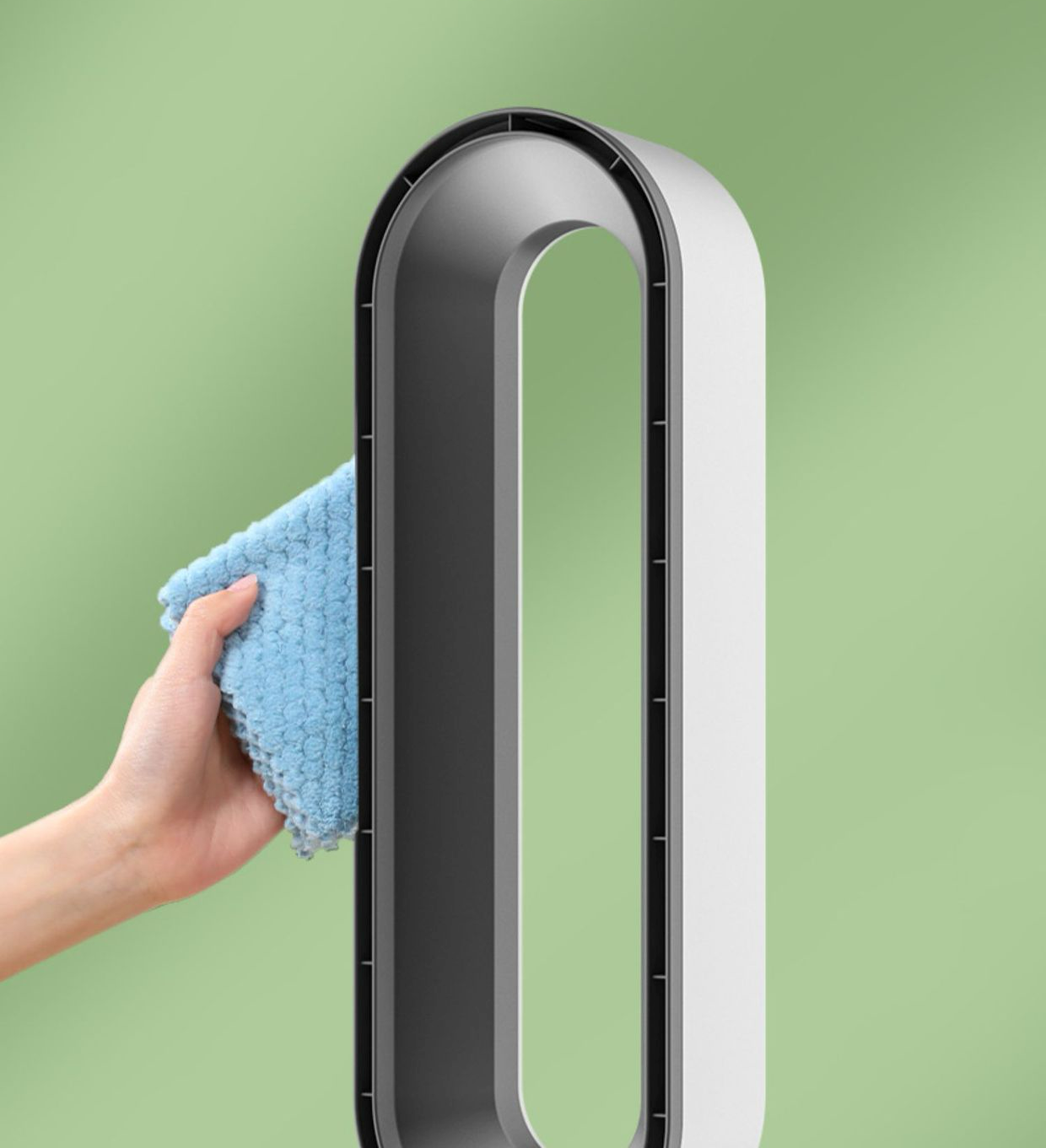 Smart Air Purifier Fan | Bladeless 3-in-1 Cooling System