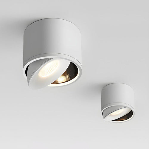 Aluminum LED Ceiling Light, 30° Adjustable Tilt, 7W–12W Options VexonGear