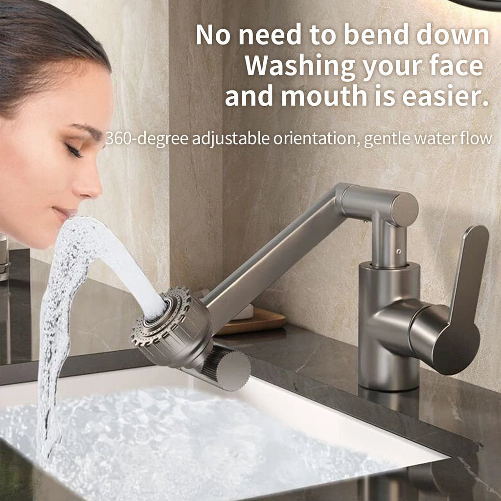 Kitchen Faucet with Flexible Arm | 360° Swivel Multi-Mode Spray VexonGear