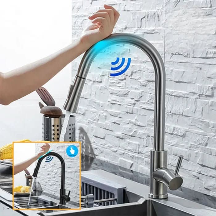 Smart Kitchen Faucet | Motion Sensor Pull-Out Spout VexonGear