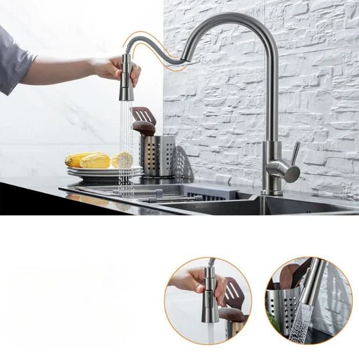 Smart Kitchen Faucet | Motion Sensor Pull-Out Spout VexonGear