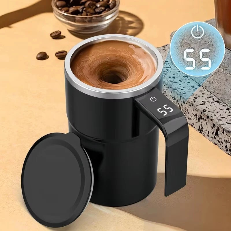 Self-Stirring Coffee Mug | Digital Temperature Display VexonGear