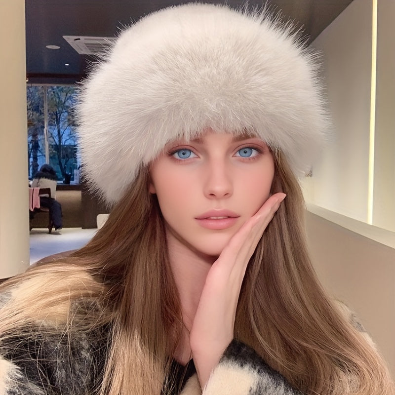 Knitted Winter Hat | Faux Fur Ear Protection VexonGear