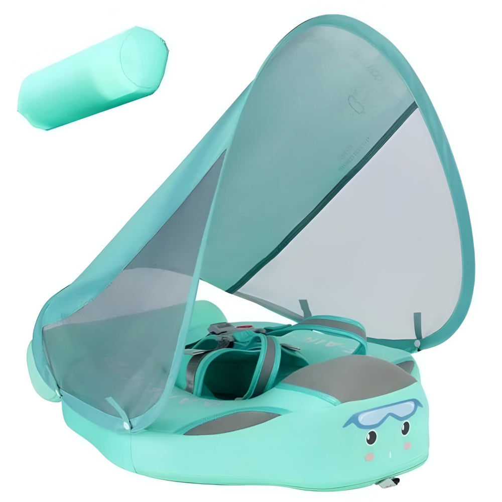 Baby Swim Ring with Seat and Sun Canopy