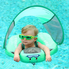 Baby Swim Ring with Seat and Sun Canopy