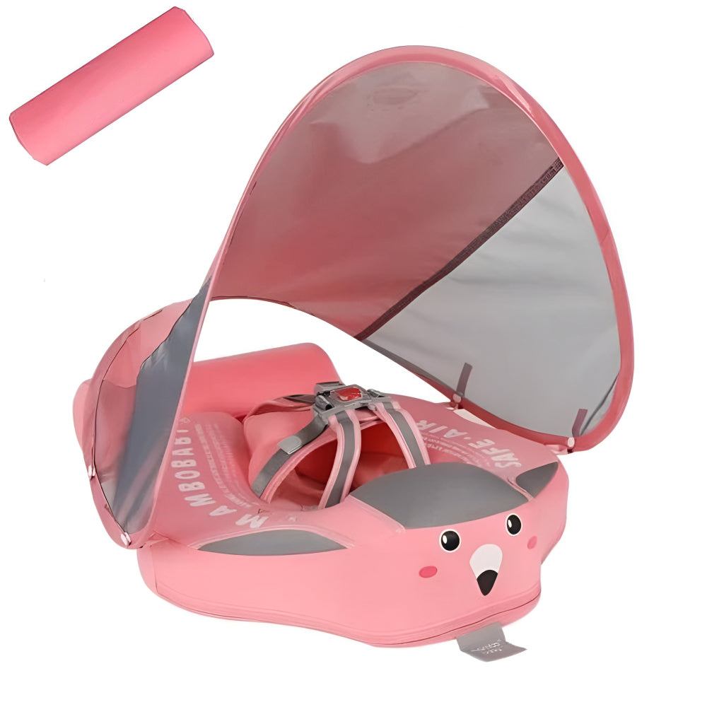 Baby Swim Ring with Seat and Sun Canopy