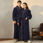 Bathrobe Coral Fleece Flannel Unisex Shawl Collar VexonGear