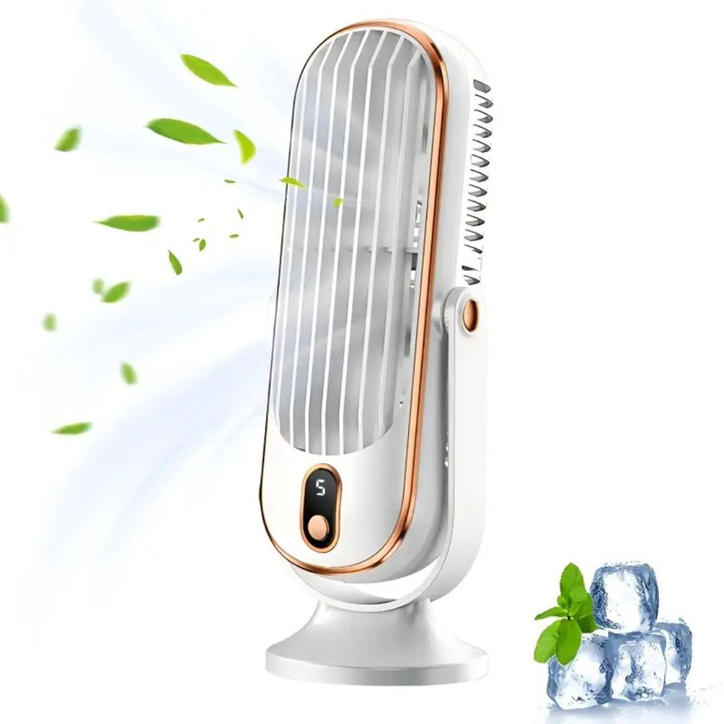 Battery Powered Table Fan USB Charging Cordless Desktop Fan