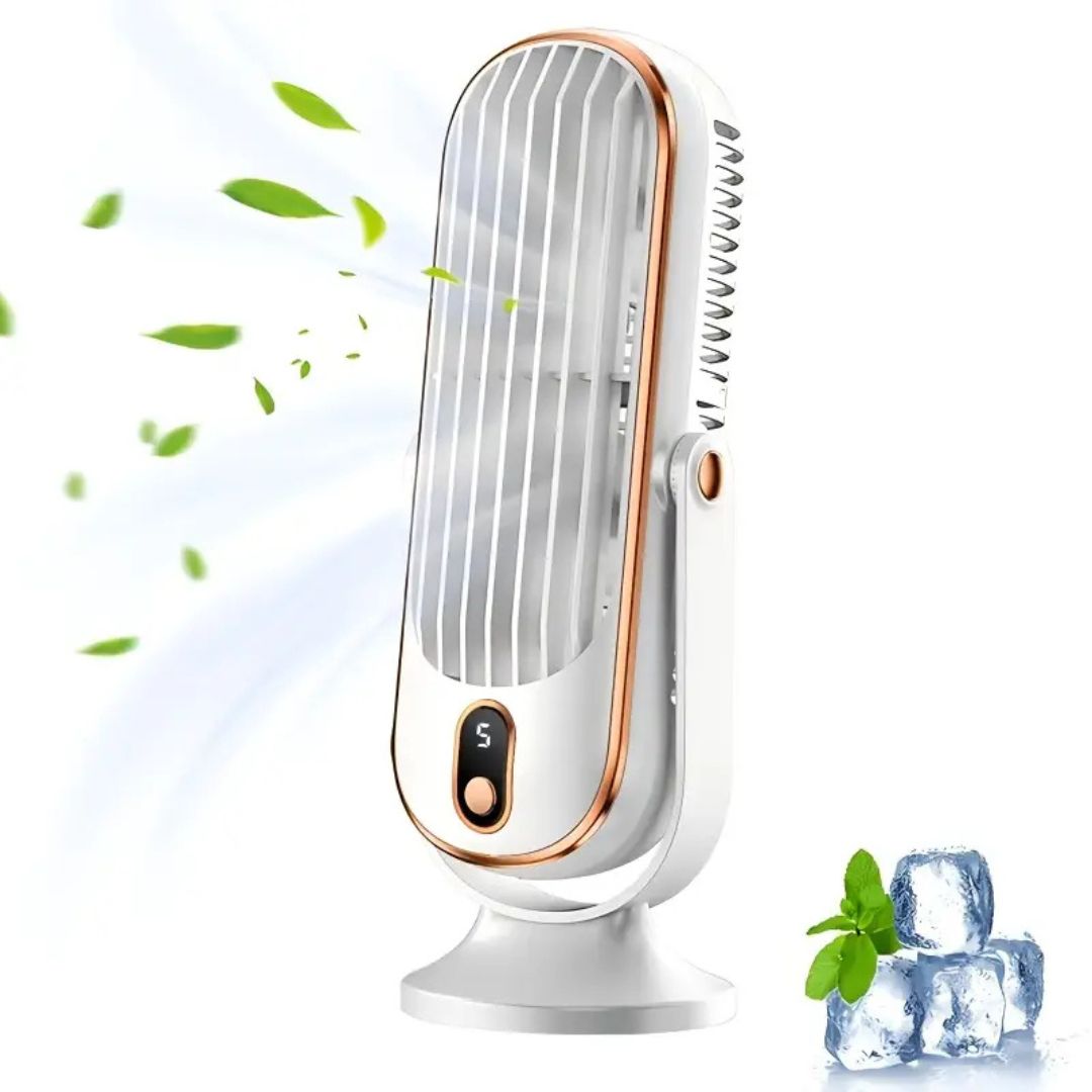 Battery Powered Table Fan USB Charging Cordless Desktop Fan