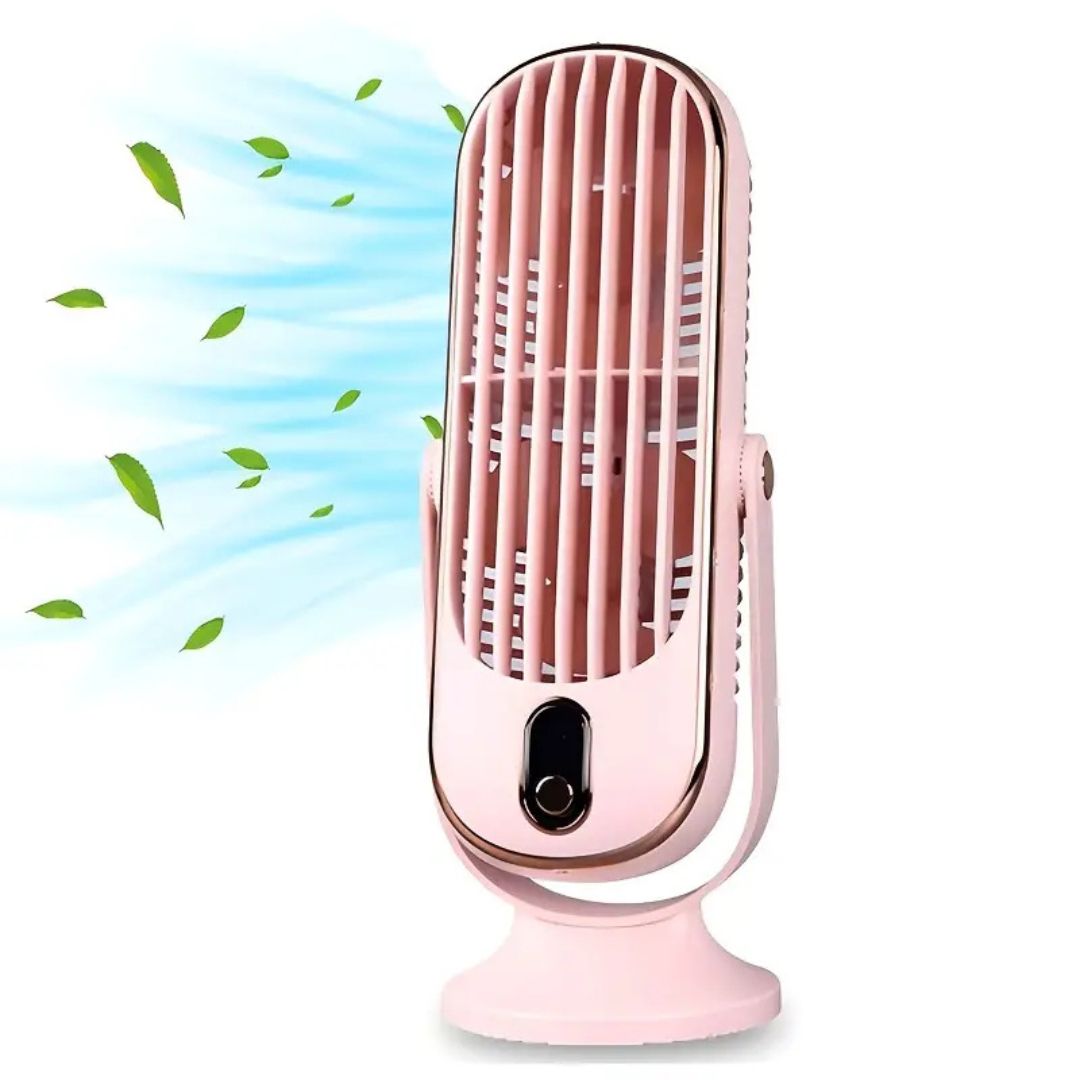 Battery Powered Table Fan USB Charging Cordless Desktop Fan