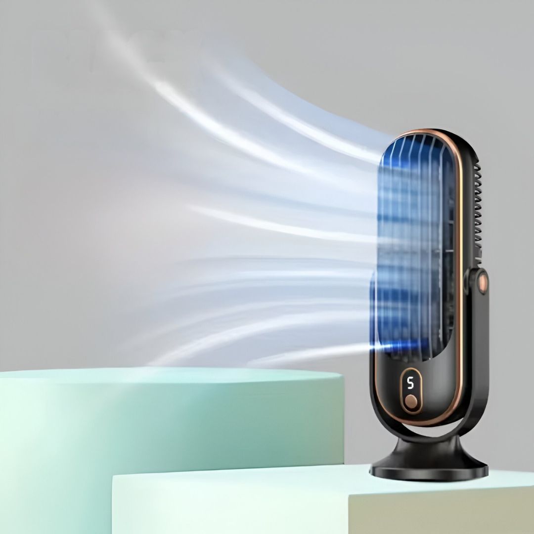 Battery Powered Table Fan USB Charging Cordless Desktop Fan