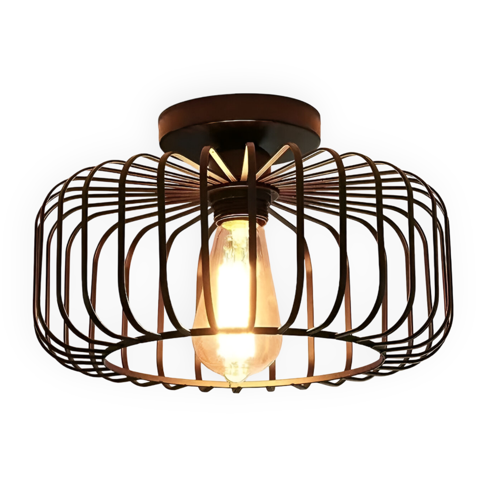 Birdcage Ceiling Lamp, E27 Socket, Surface Mounted, AC Power VexonGear