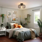 Birdcage Ceiling Lamp, E27 Socket, Surface Mounted, AC Power VexonGear