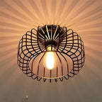 Birdcage Ceiling Lamp, E27 Socket, Surface Mounted, AC Power VexonGear
