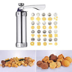 Stainless Steel Cookie Press | 20 Interchangeable Disc Set VexonGear