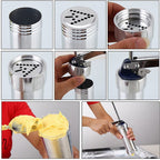 Stainless Steel Cookie Press | 20 Shape Discs Baking Tool VexonGear