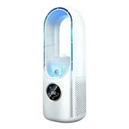 Bladeless Fan UV Air Purifier USB Powered 6 Speed Compact Tabletop Design