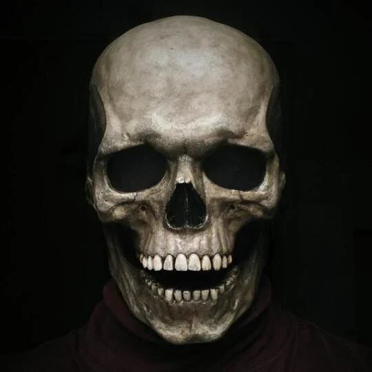 Realistic Skull Mask | Movable Jaw Halloween Costume VexonGear