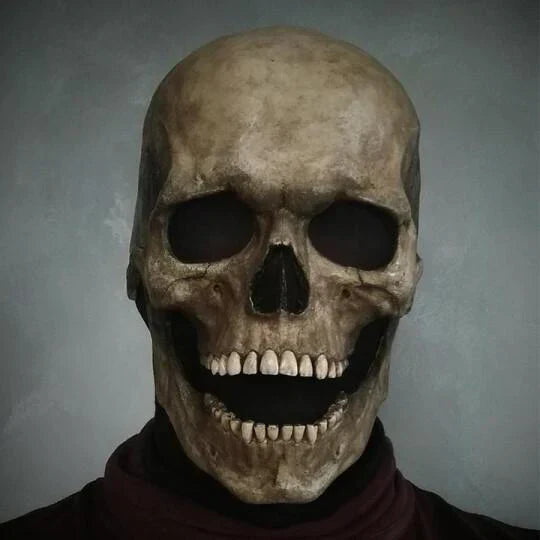 Realistic Skull Mask | Movable Jaw Halloween Costume VexonGear