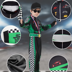 Kids Racing Champion Costume | Complete Motorsport Set VexonGear