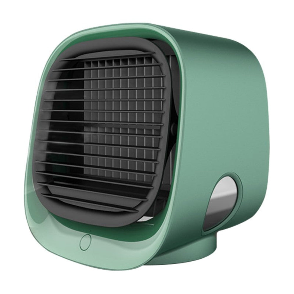 Compact Air Cooler Humidifier | Mint Green USB Desktop Fan