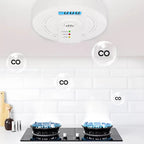 Carbon Monoxide Detector LCD Display Battery Powered