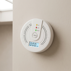 Carbon Monoxide Detector LCD Display Battery Powered
