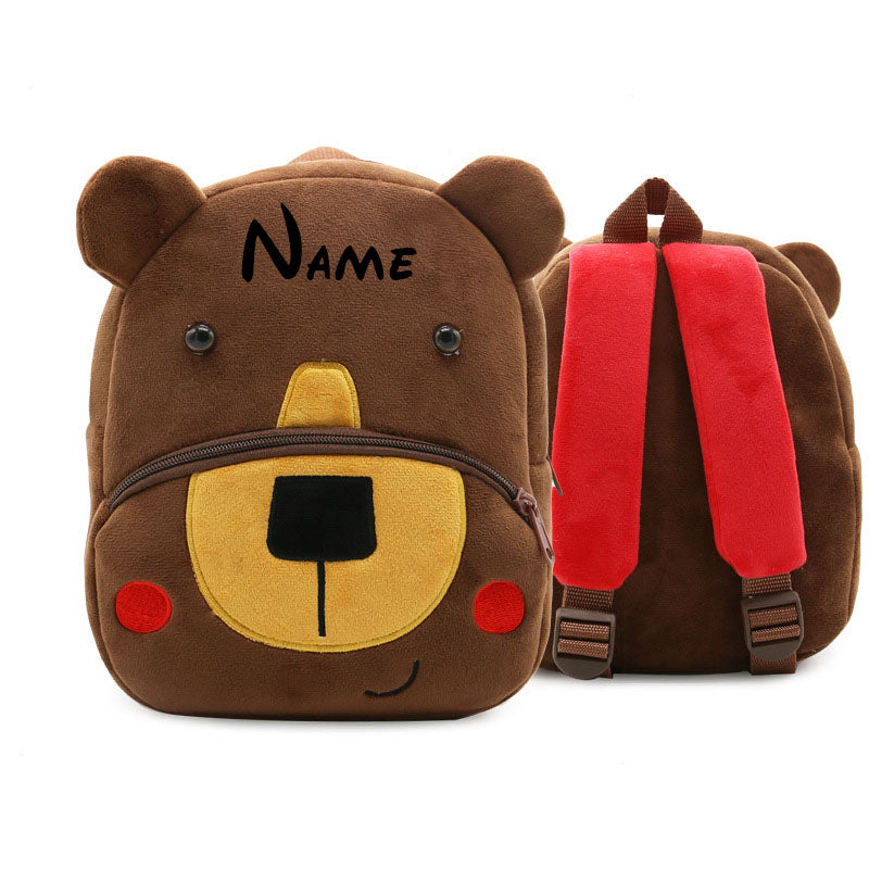 Kids Animal Backpack | Gray Elephant Design With Navy Accents VexonGear