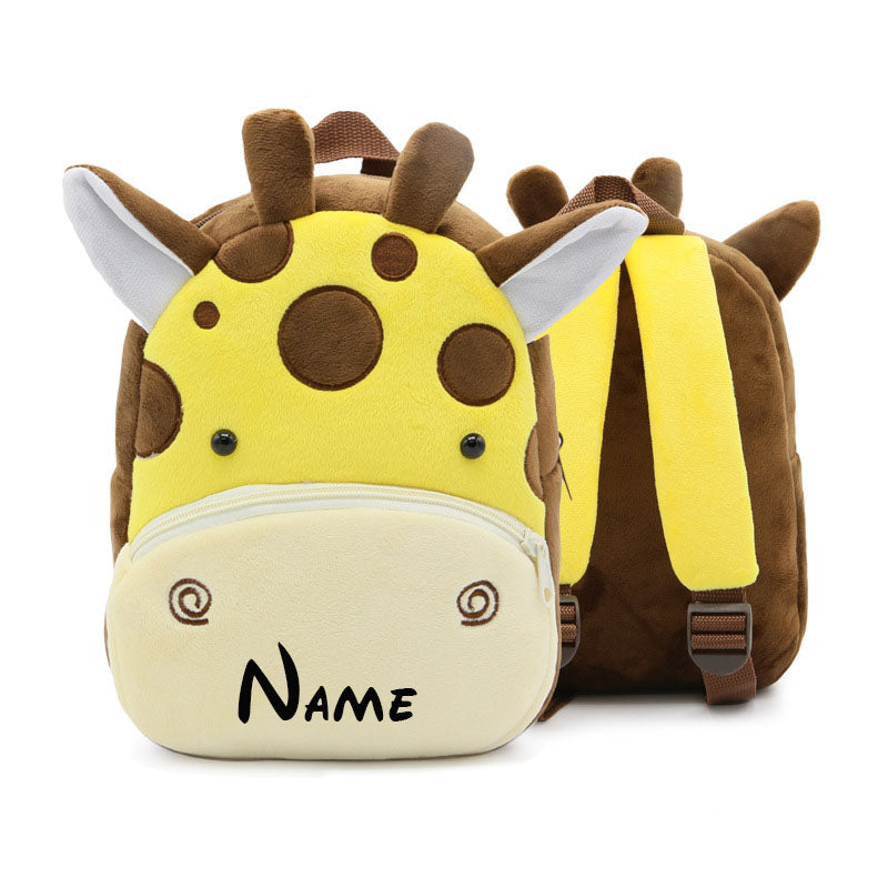Kids Animal Backpack | Gray Elephant Design With Navy Accents VexonGear