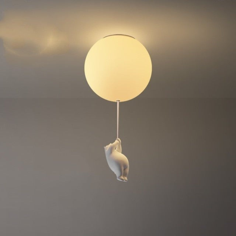Ceiling Light Bear Balloon Design Standard Material in Indoor Fixture VexonGear