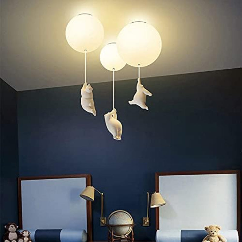 Ceiling Light Bear Balloon Design Standard Material in Indoor Fixture VexonGear